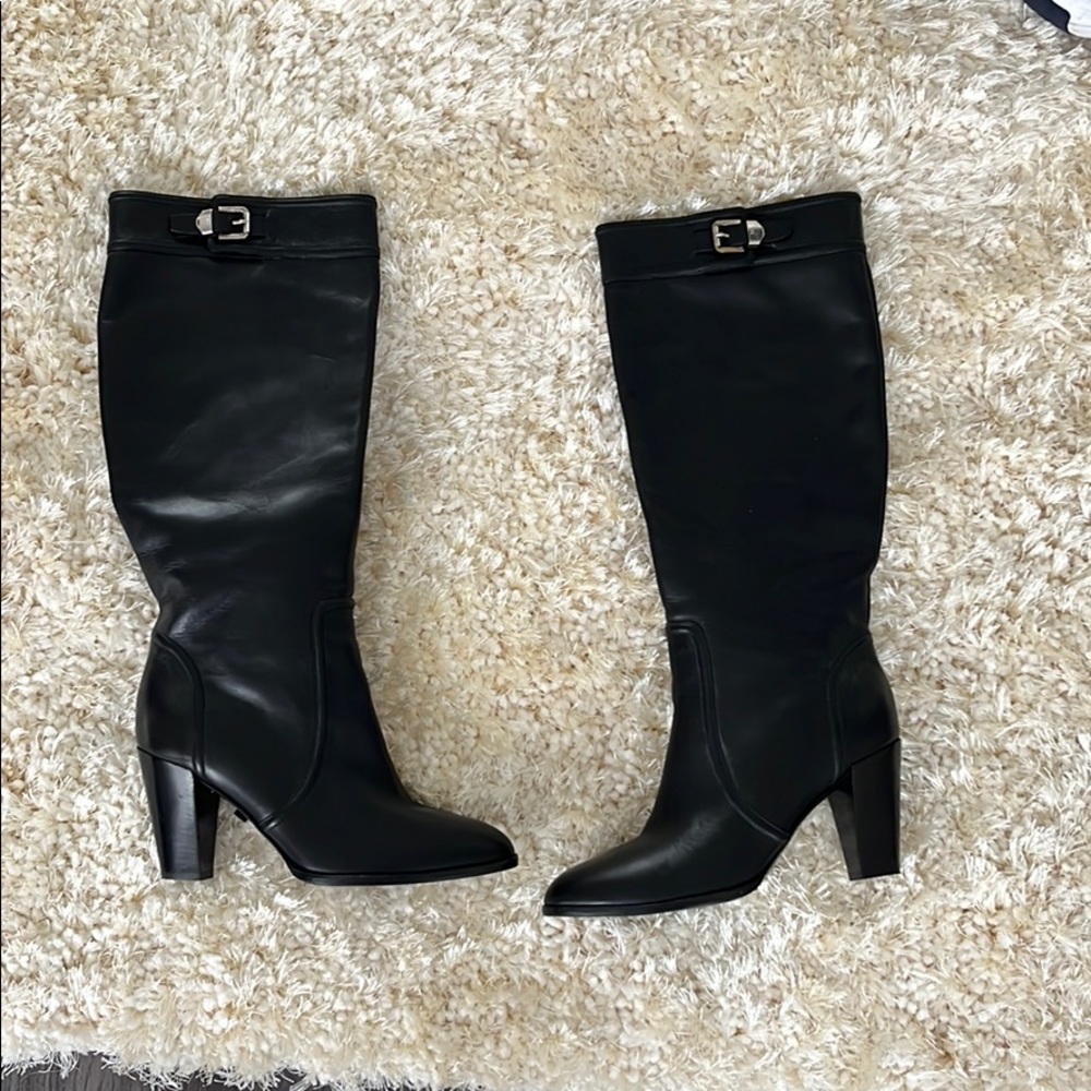 Ralph Lauren black boots SIZE 9.5